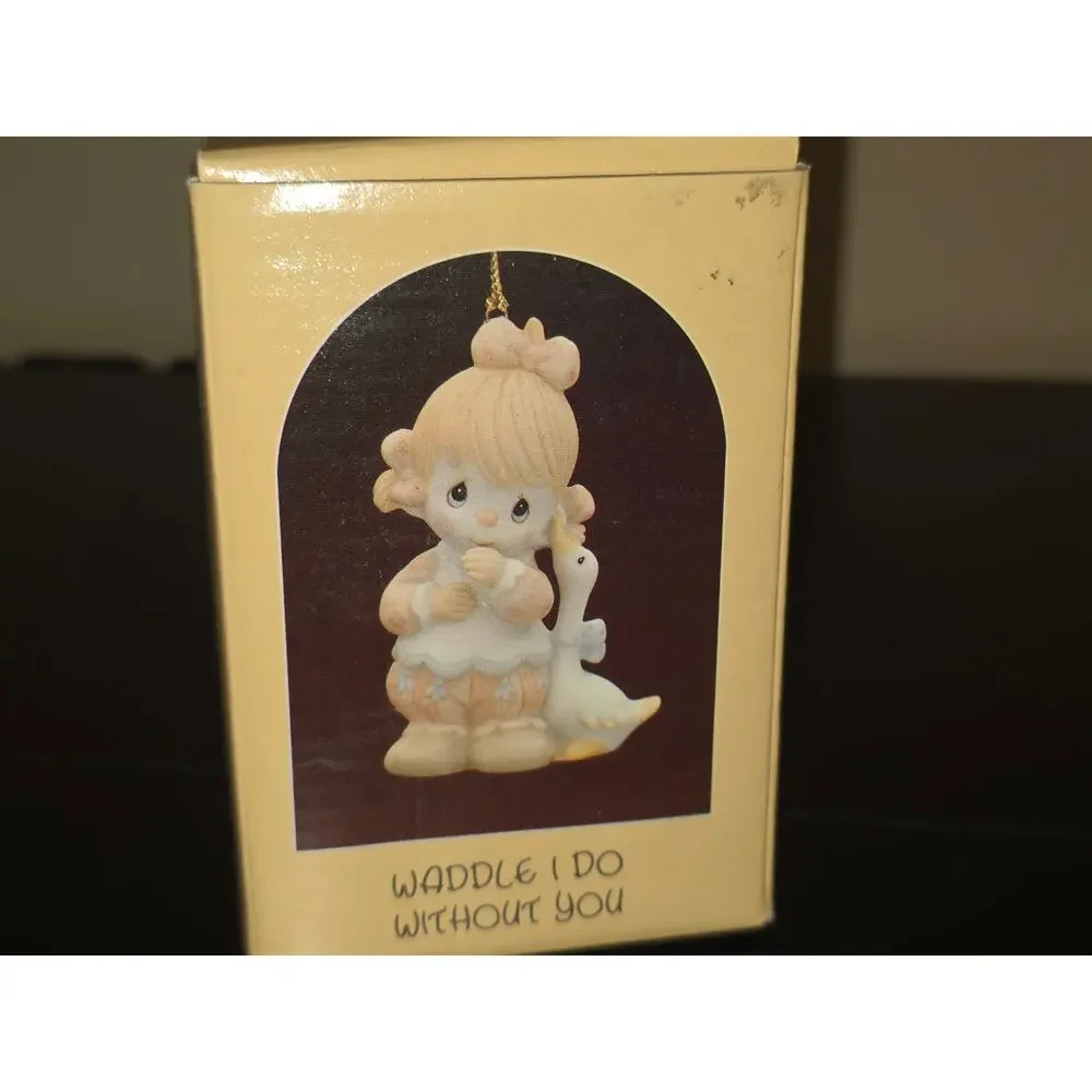 Precious Moments Waddle I Do Without You Porcelain Ornament Enesco 112364 W Box